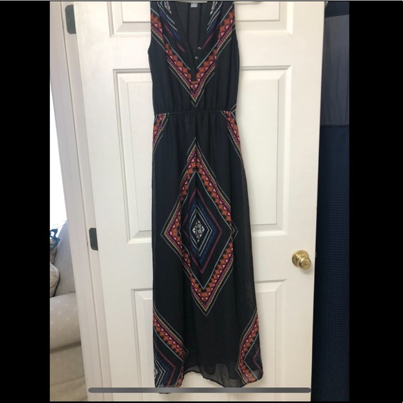 Multicolor Racerback Maxi Dress - Picture 2 of 5